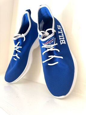 FOCO Buffalo Blue and White Team Sneakers